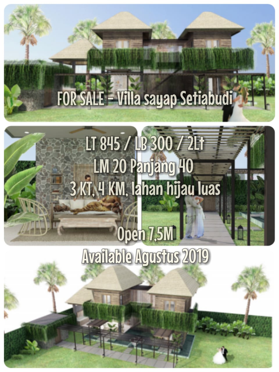 For Sale Villa Sayap Setiabudi