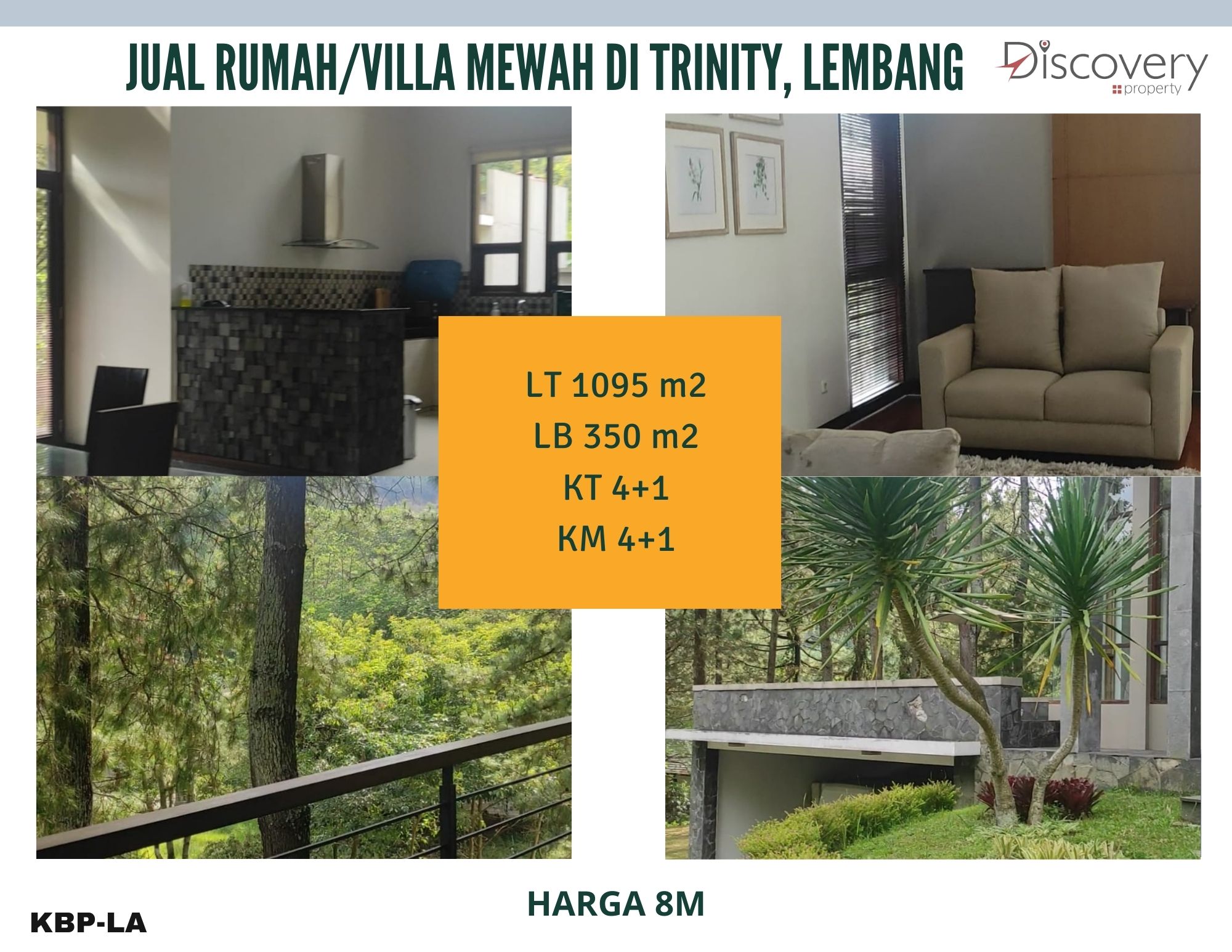 Jual Villa Mewah di Trinity Lembang