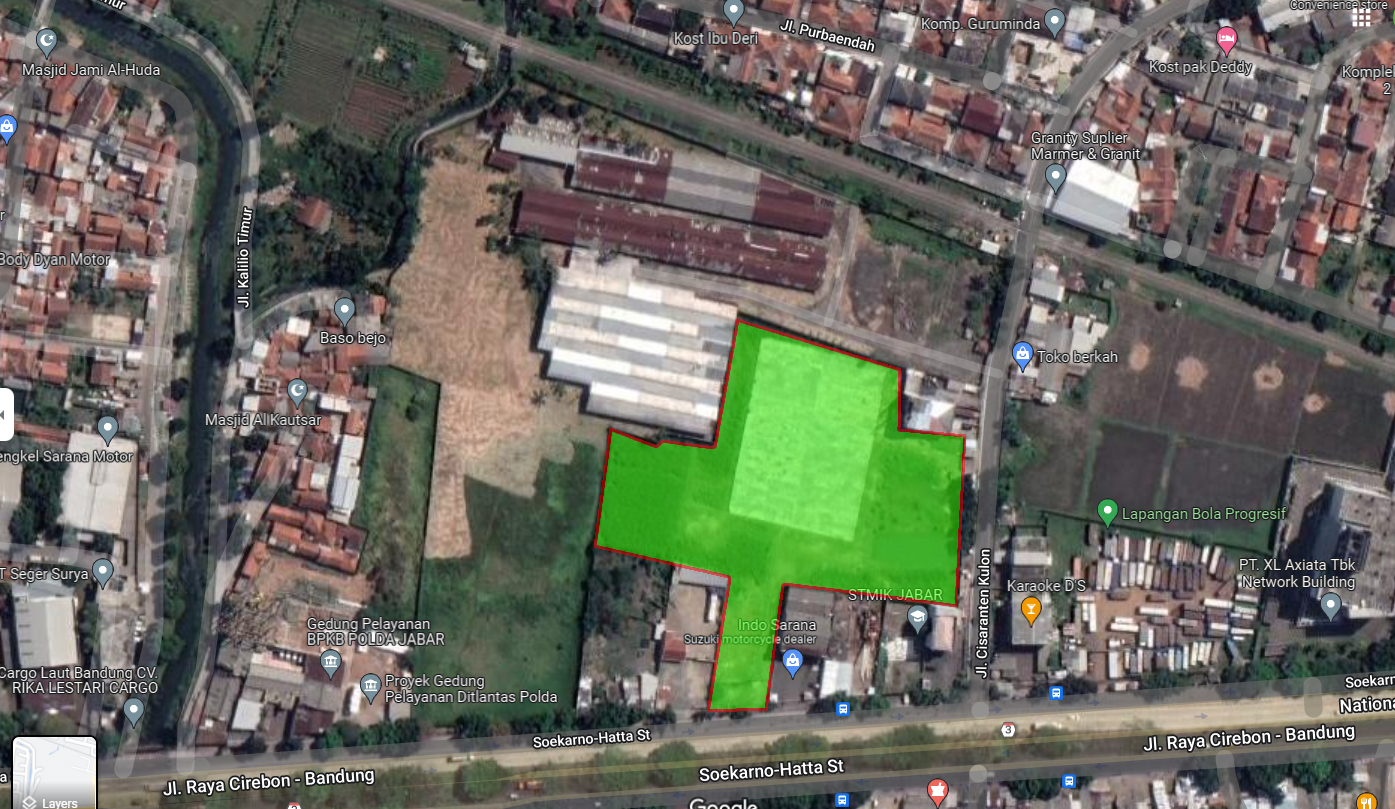 Soekarno Hatta - cipamokolan - tanah dijual Soekarno Hatta - cipamokolan - tanah dijual