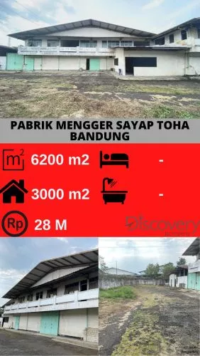 Dijual Pabrik Sayap Moh Toha Bandung Bisa Produksi