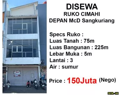 Ruko CImahi Depan McD