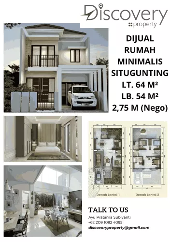 Zalfaa Haura Dijual rumah minimalis daerah situgunting